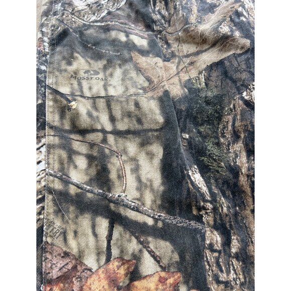 Vintage Mossy Oak Fleece Lined Camouflage Hunting Pants N3 - Picture 2 of 6